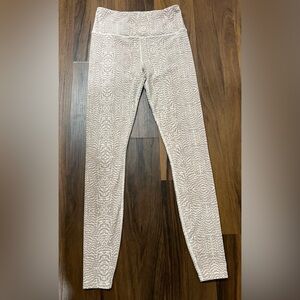 Varley Pink Duncan Snake-print legging